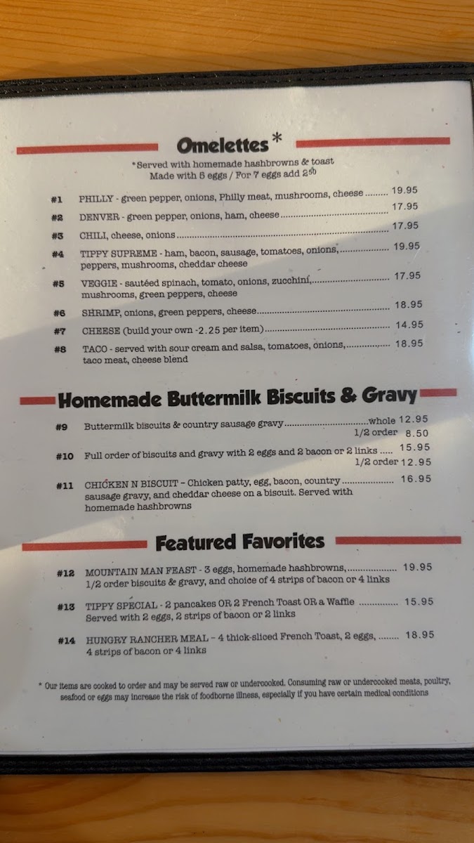 Menu Tippy Cow Cafe-1