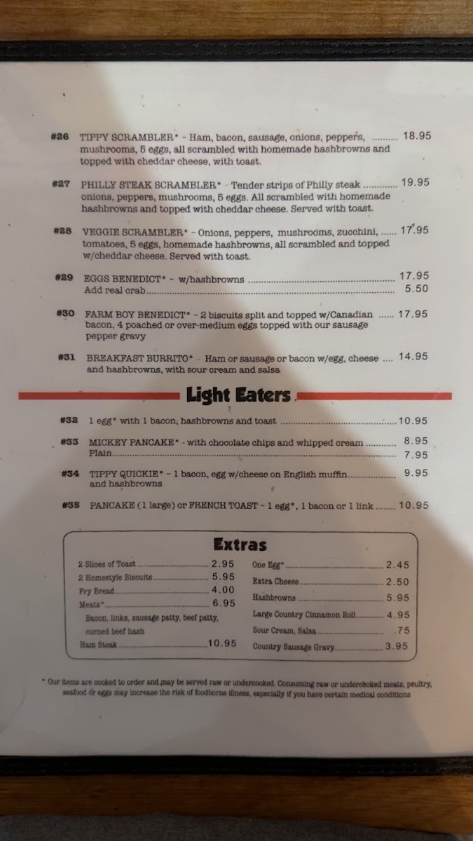 Menu Tippy Cow Cafe-2